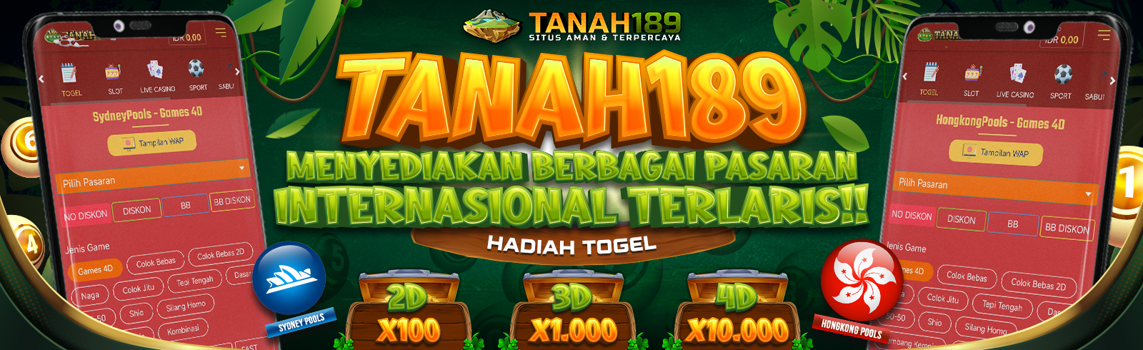 Slot RTP Tertinggi, Casino Live dan Togel Online
